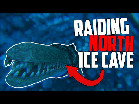 RAIDING NORTH ICE CAVE - Official Arkpoc PvP