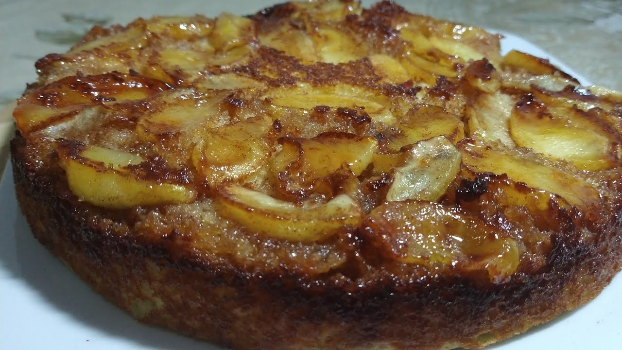 2  MAÇÃ TORTA DE FRIGIDEIRA  😋😋😋😋❤️❤️❤️❤️❤️