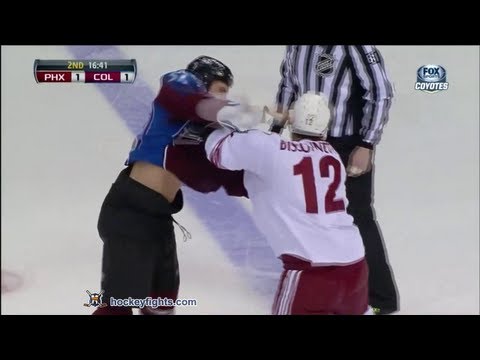 Paul Bissonnette vs Patrick Bordeleau Feb 11, 2013