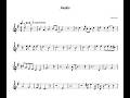 Avalon - Sidney Bechet (Bb transcription)