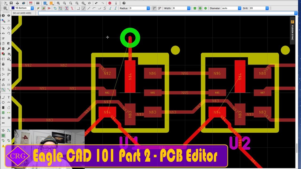 Eagle CAD 101 Part 2 - Printed Circuit Board (PCB) Editor