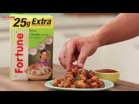 Yellow fortune soya chunks, for cooking, packaging size: 1kg