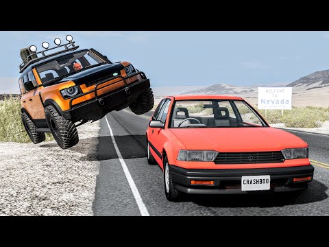 High Speed Traffic Car Crashes #137 - BeamNG Drive | CrashBoomPunk