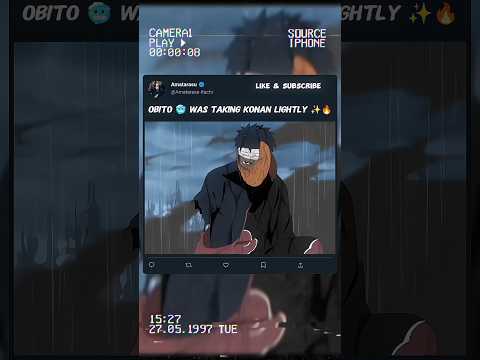 OBITO WAS TAKING KONAN LIGHTLY 🥶🔥