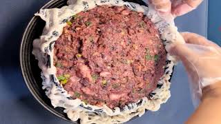 Pork Wrapped In Special Fat - Rare Food - Amazing Food