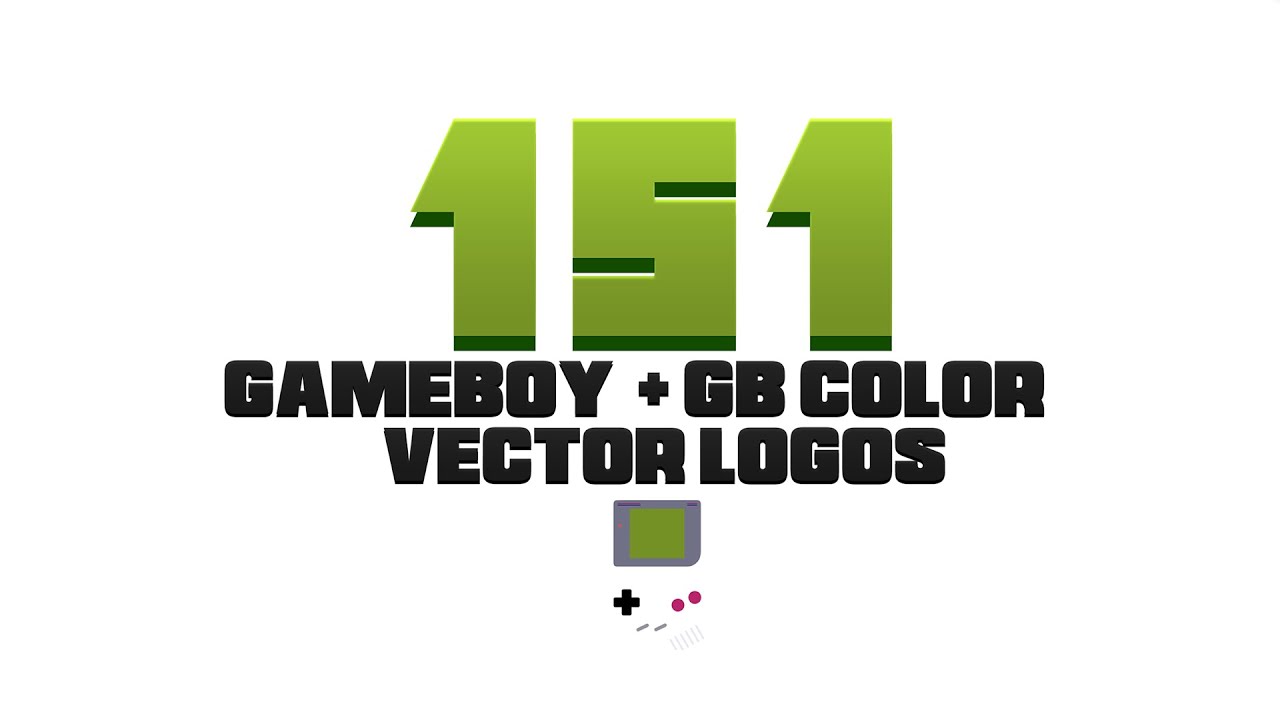 151 Game Boy & Game Boy Color Logos Remastered | WhaddupNico
