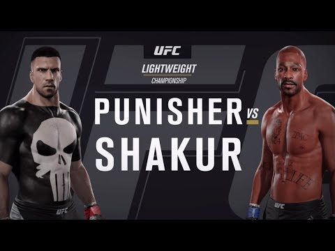 Punisher vs. Tupac Shakur (EA Sports UFC 2) - Crazy UFC 👊🤪