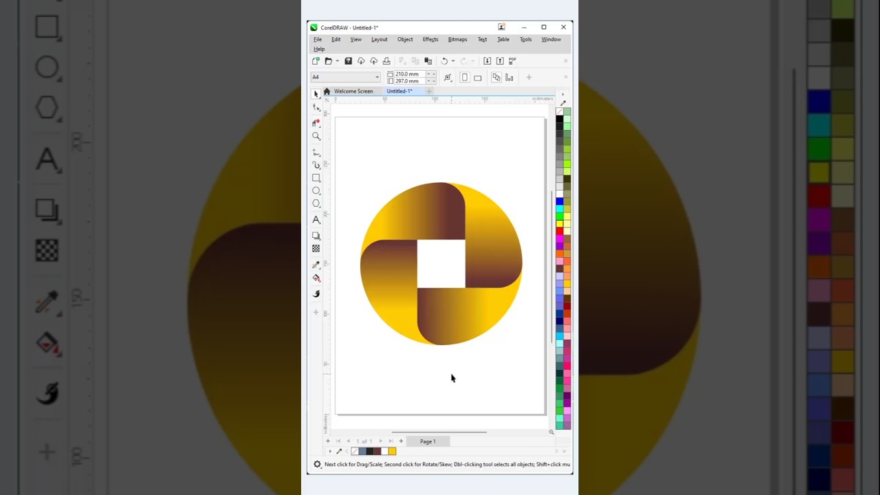 Pelajari cara membuat desain bentuk yang menakjubkan di CorelDRAW hanya dalam beberapa langkah mudah! #coreldraw