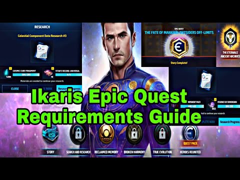 Ikaris Epic Quest Requirements Full Guide And How To Clear Ikaris Epic Quest - Marvel Future Fight
