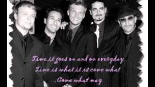 TIME BY THE BACKSTREET BOYS (LYRICS)