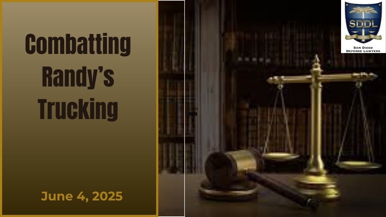Combatting Randy's Trucking -- June 4, 2025