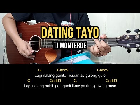 Dating Tayo - TJ Monterde | Guitar Tutorial