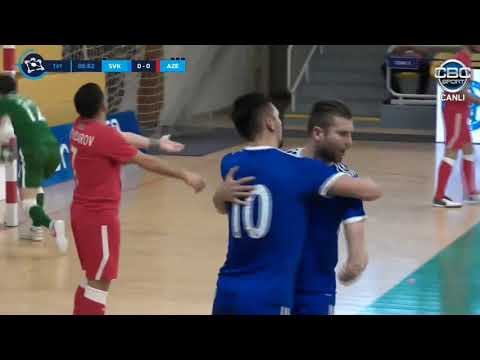 ELIMINATÓRIAS UEFA FUTSAL EURO 2022 - ESLOVÁQUIA 1 X 1 AZERBAIJÃO