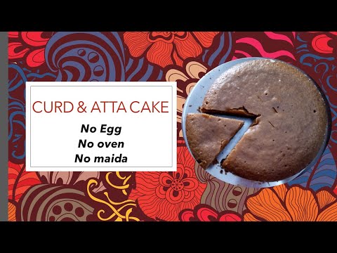 curd cake / egg less cake / simple cake