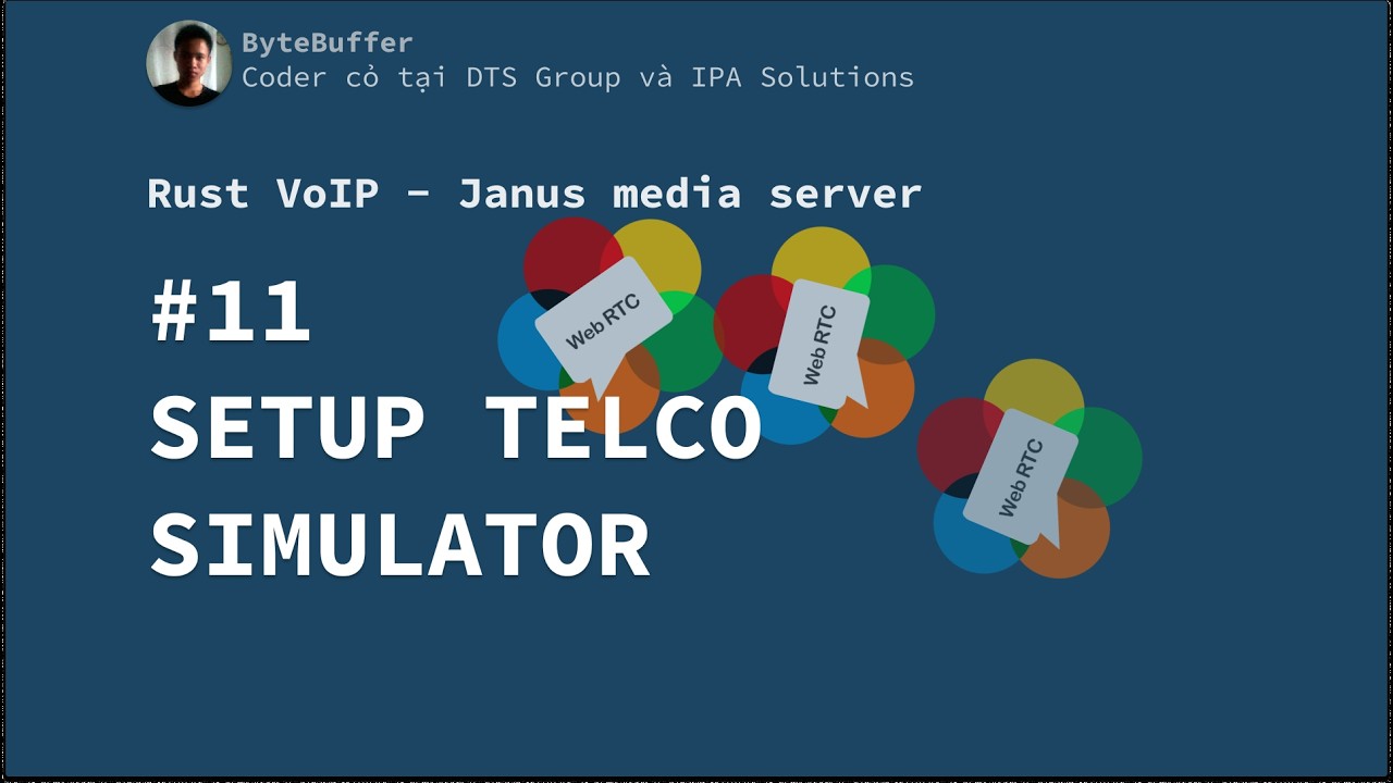 Rust VoIP - Janus Media Server #11: Setup Telco Simulator