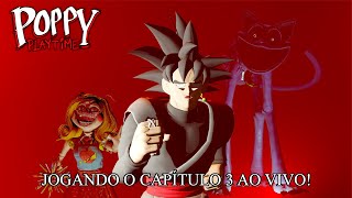 CORRENDO DA MULHER DOIDA! JOGANDO POPPY PLAYTIME CAPÍTULO 3 #poppyplaytime #live #gameplay