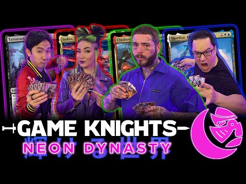 Post Malone Epic Magic The Gathering Gameplay | Game Knights 51 | Kamigawa Neon Dynasty Commander