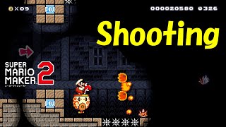 [マリオメーカー2] 暗闇シューティング (Shooting in the dark - [Super Mario Maker2])