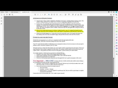 BUSI 1301 Welcome Video Summer 2021