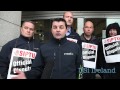Irish Rail strike- workers speak out 25th August 2014.