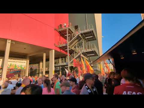 Pre match atmosphere at AFAS Stadion - KV Mechelen