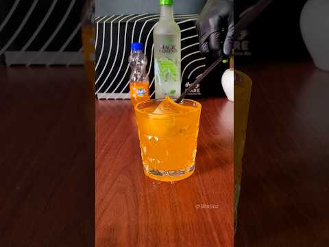 Vodka Fanta Crush..🍸#VodkaFantaCrush #FizzWithFanta #RefreshingVodka #DrinkCrush #TasteTheFanta