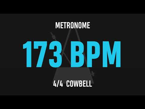 173 BPM 4/4 - Best Metronome (Cowbell)