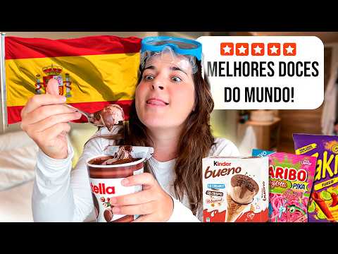 PROVANDO DOCES DA ESPANHA NA ESPANHA!