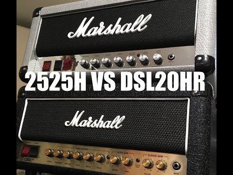 Marshall DSL20HR vs Mini Silver Jubilee 2525H