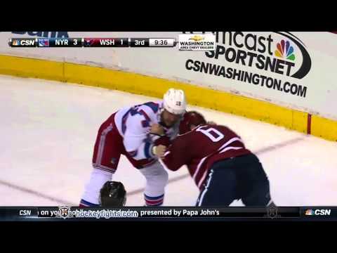 Tanner Glass vs Tim Gleason Apr 11, 2015