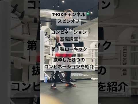 キックボクシングコンビネーション基礎講座〜ローキック編〜