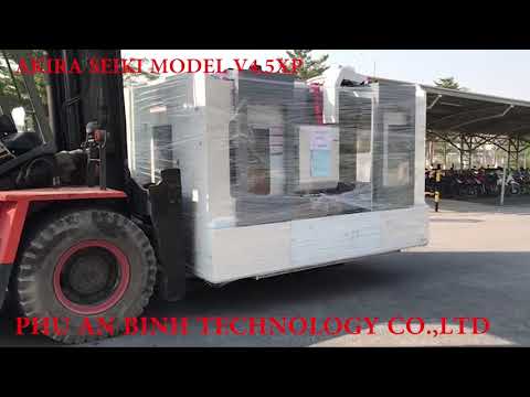 Phú An Bình bàn giao Máy Phay Đứng CNC Akira Seiki - Model V4.5XP