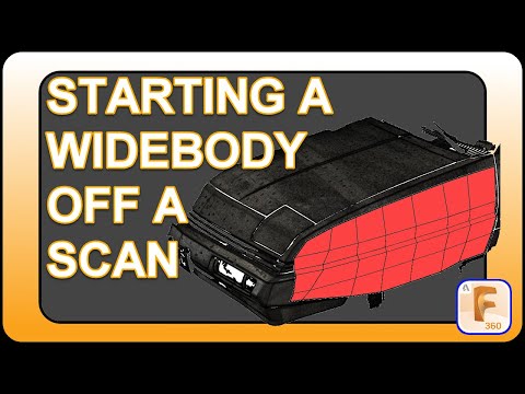 3D Scan to Part Series Part 4 | How To Begin Designing A WideBody Fender Off A Scan With Forms