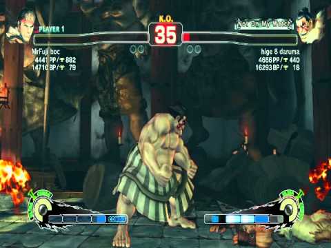 SSFIVAE: Ryu (MrFuji boc) vs. E.Honda (hige 8 daruma) HD
