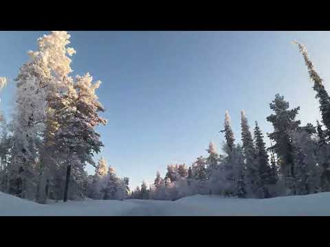 Scenic Drive from Levi to Inari on Road 955
