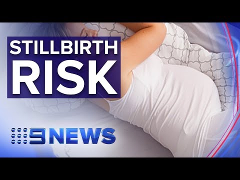 Sleeping on your back while pregnant could double chance of stillbirth | Nine News Australia