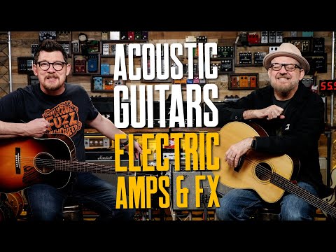 Acoustic Guitars With ‘Normal’ Electric FX & Amps? [Well, Electro-Acoustic, But Yes You Can!]