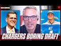 Why Jim Harbaugh & Chargers finished with a BORING 2024 NFL Draft | Colin Cowherd Podcast
