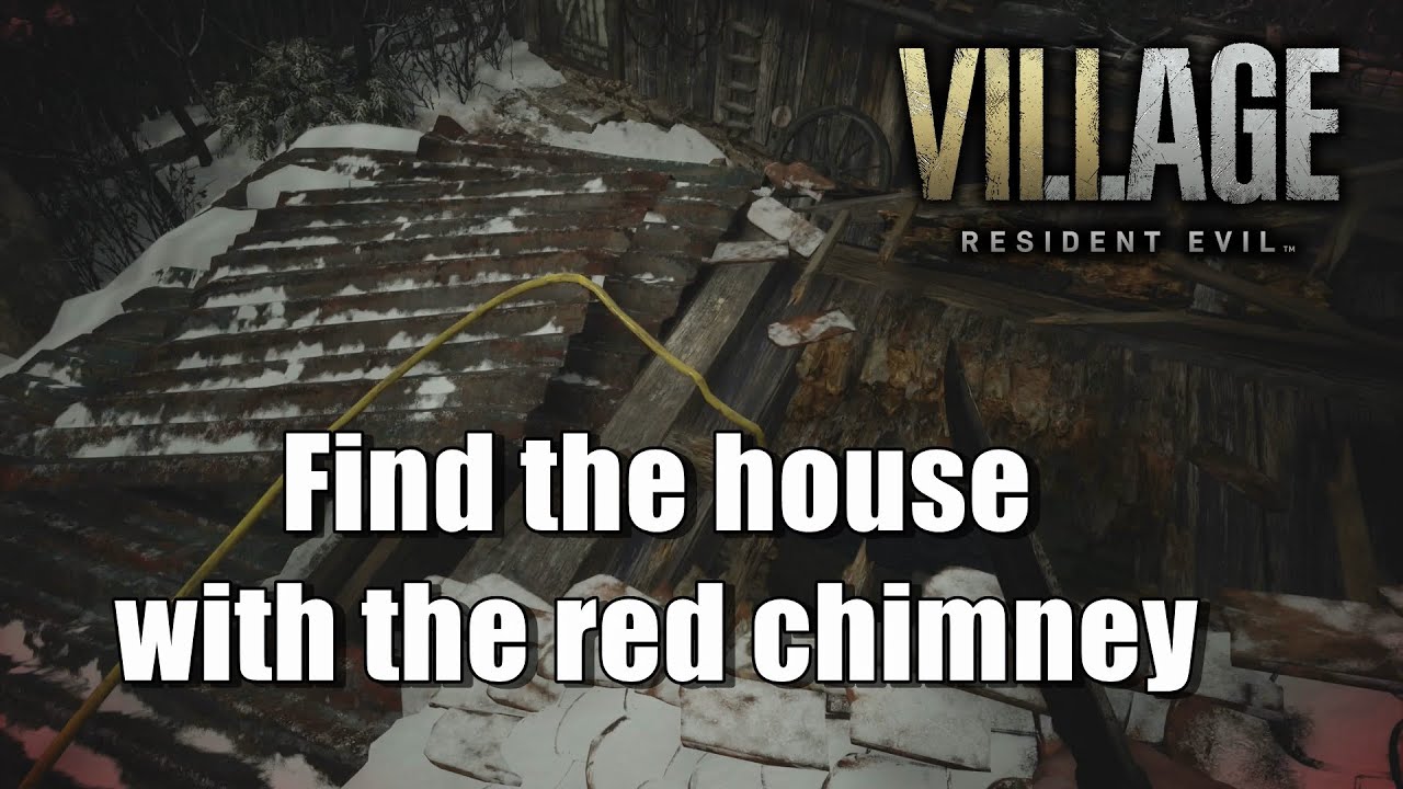 How to Find the house with the red chimney Resident Evil 8 Village (RE8