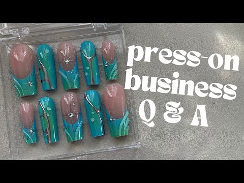 press on business q&a 💫 | tips to help you get sales and size your customers ⭐️