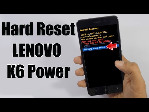 Hard Reset LENOVO K6 Power | Factory Reset Remove Pattern/Lock/Password (How to Guide)