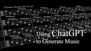 Generating Music with ChatGPT and MuseScore 4