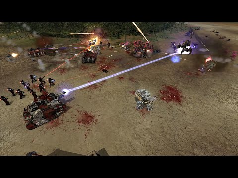Imperial Forces vs Chaos Space Marines - Titanium Wars - Warhammer 40K Dawn Of War Soulstorm