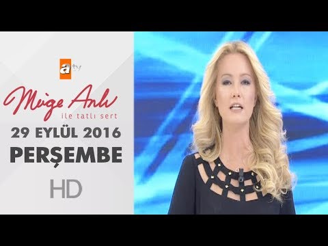 Müge Anlı ile Tatlı Sert 29 Eylül 2016 -  1682. Bölüm - atv