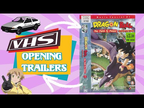 Dragon Ball: The Path to Power Movie 2003 - Opening and closing VHS