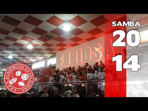 Bateria Salgueiro 2014 - Samba ao vivo - Apoteose Visita Quadra