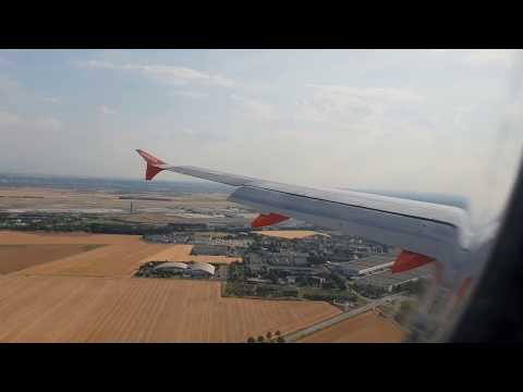 easyJet a319 Paris CDG arrival
