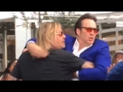 Raw Footage  |  Drunken Vince Neil Fights in Vegas VS. Nicolas Cage