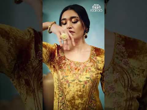 Kiaraa Mehraab Pure Viscose Luxury Velvet Wholesale Winter Wear Suits Catalog – product video thumbnail