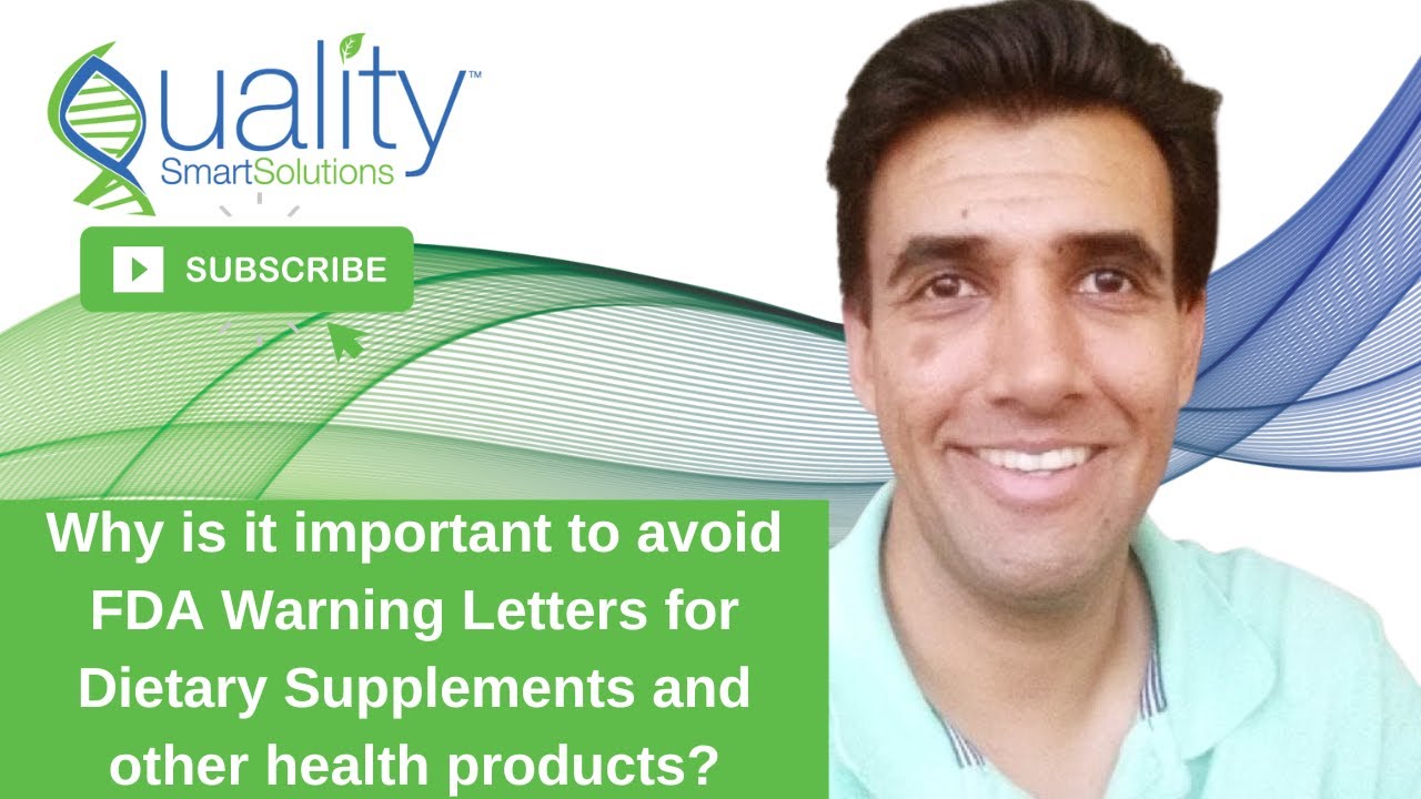 Why is it important to avoid FDA Warning Letters for Dietary Supplements and other health products?